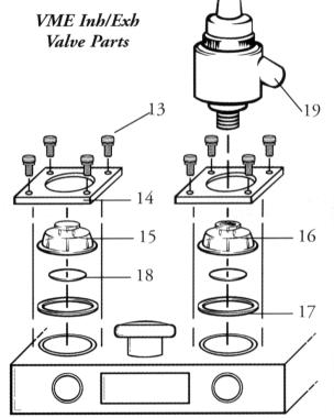 Inhalation/Exhalation Valves Service Parts